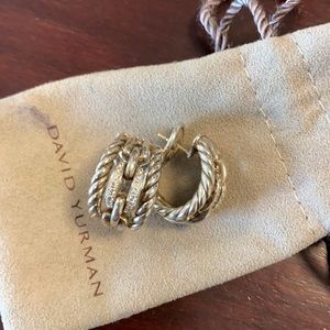 David Yurman hoop earrings